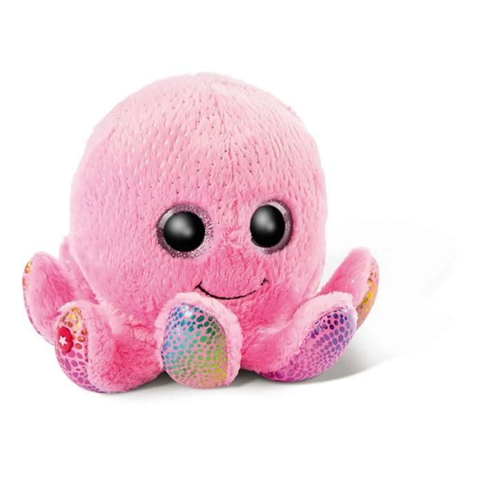 Doudou - NICI - Glubschis - 22 Cm - Yeux Scintillants - Rose/Multicolore