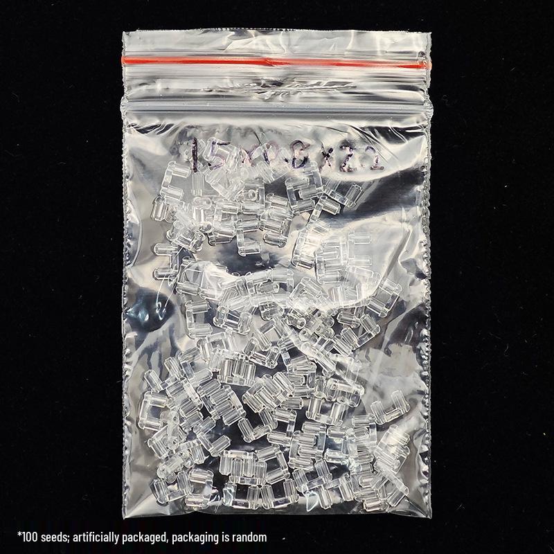 100 Pairs Double-Plug Frameless Glasses Frame with Accessories