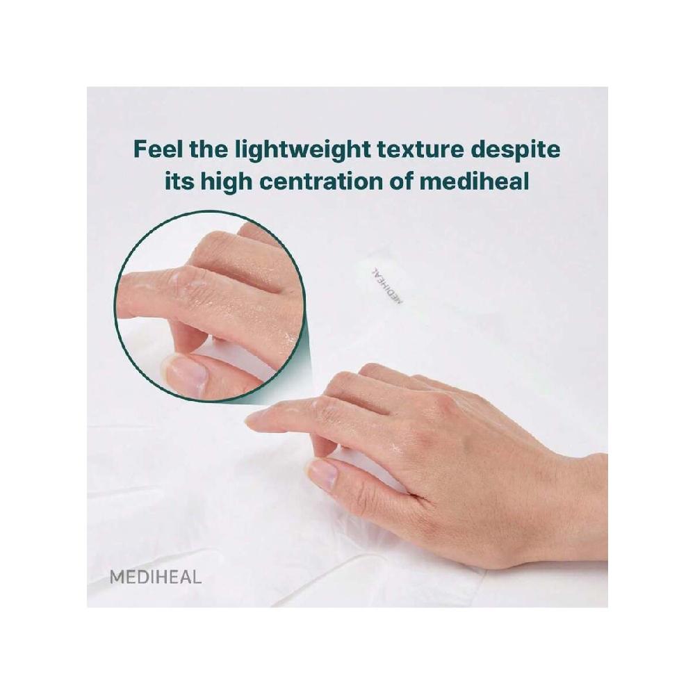 Mediheal Derma Layer Handmaske (5 PCS) Für trockene, rissige, raue, fahle, geschädigte Hautpflege mit Hyaluronsäure 3-Schicht-Struktur