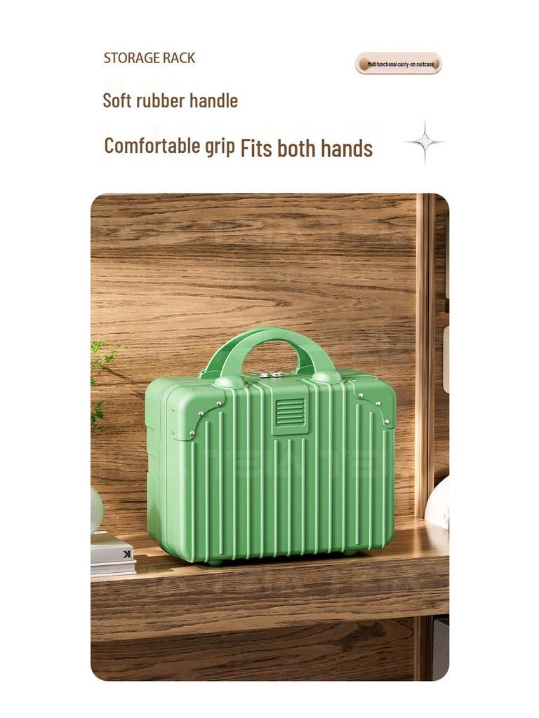 14" Women's Travel Makeup & Souvenir Box with Wheels