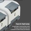 600ml Liquid Soap Dispenser Press Type Wall Mounted Manual Lotion Bottle No Punching Refillable Liquid Storage Container