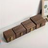 1 ks Vintage šperkovnice z paulovnie pálené dřevěným uhlím s výklopným víkem, úložný box z masivního dřeva, suvenýr, dekorativní řezbářské řemeslo, organizér