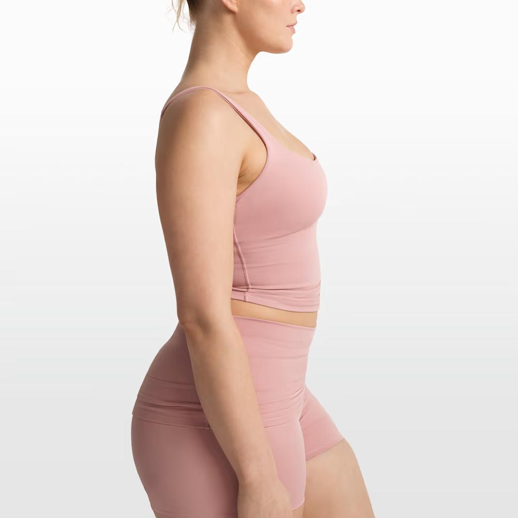 Nike X Skims Matte Dri-FIT Moisture-Wicking Square Neck Solid Sports Tank Top Women Tops TPTNK2728-HIM
