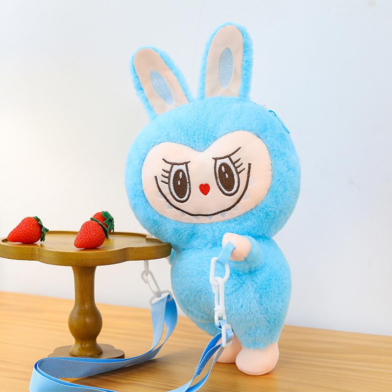 Cartoon Party Rag Doll Bag Soft Girl Daily Versatile Messenger Bag Plush Rabbit Doll Bag