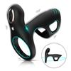 Men's Silicone Rechargeable Wearable Double,vibrating Single,ring Delay Ejaculation Control Ring/ Ring.