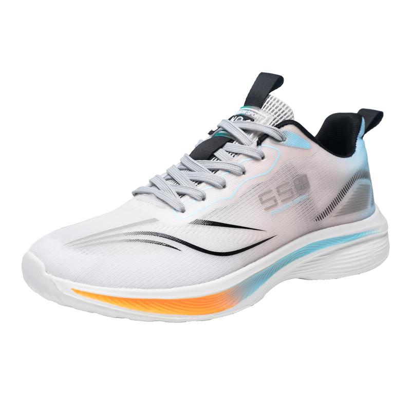 Men's Breathable Thin Shoes for Older Children, Teenagers and Students, Deodorant, Lightweight, Shock-Absorbing Sports Running S