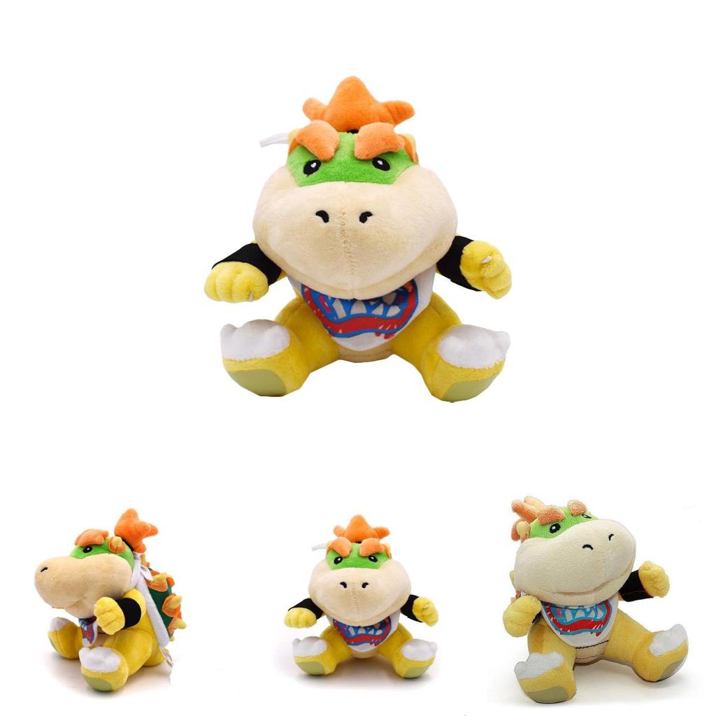 Soft And Cuddly Baby Bowser Jr 7" Plush Super Mario Bros Little Buddy Toy Koopa
