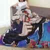 Cartoon Manga Dandadan Action Comedy Creative Blanket Fleece Sofa Throw Blanket for Couch Bedding Travel Throws Bedspread Quilt