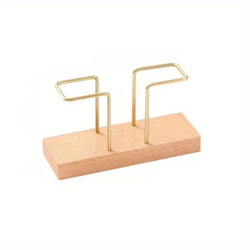 Premium Solid Multifunction Tissue and Napkin Holder Rack with Brass Toothpick Box Vertical Creative Design for Dining Table
