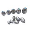 Olive-Shaped Anti-Snag Fishing Lead Sinker with Through-Hole for Long Cast Rods.