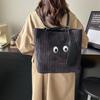 Corduroy Tote Bag Women's Shoulder Bag Large Capacity Multi-Function Backpack