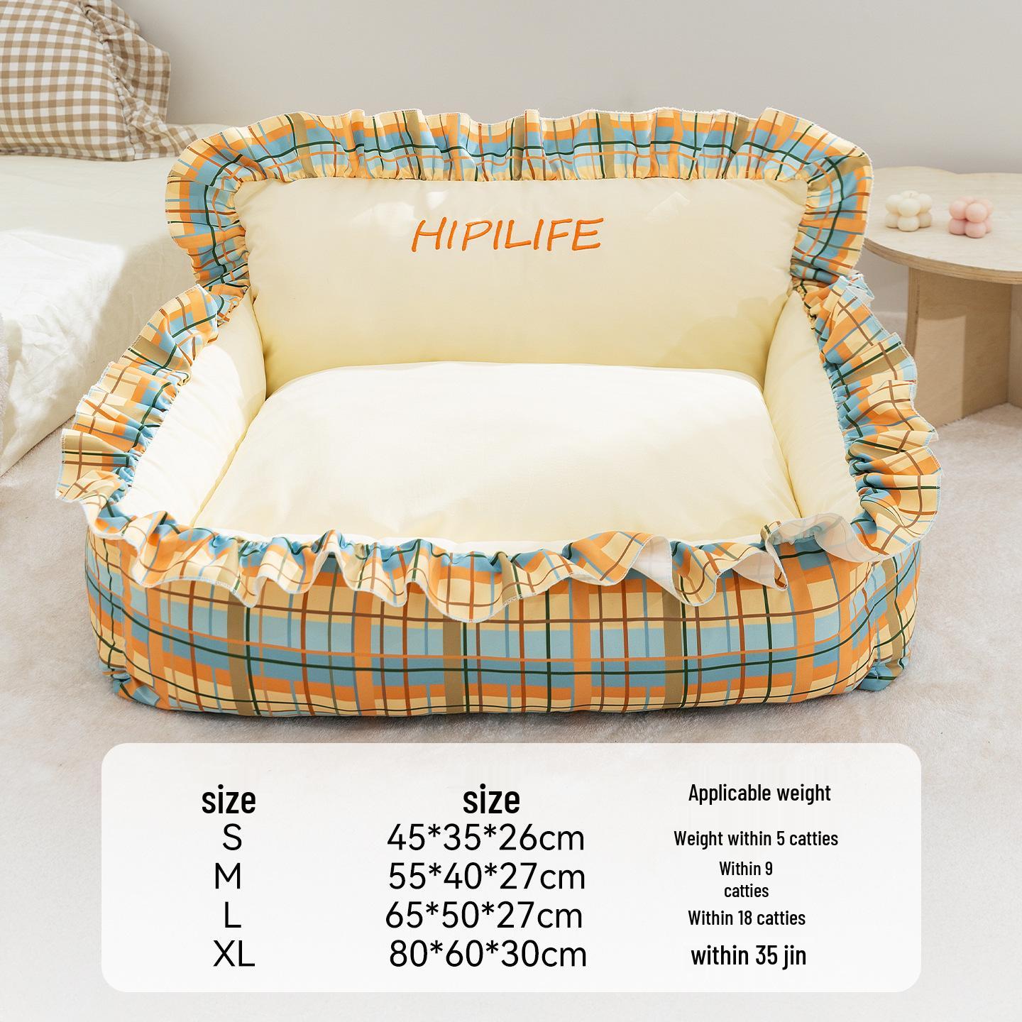 

Cozy Pet Bed: Four-Season Sofa for Dogs and Cats S
