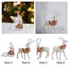 Christmas Elk Statue Christmas Elk Figurine Christmas White Deer for Centerpiece