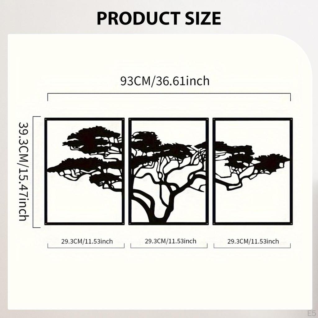 3 Stück Kunst Wanddeko Modernes Ornament Dekorative Hängeskulptur für Flur Arbeitszimmer