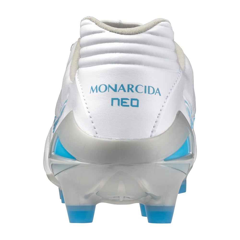 Mizuno Футбольные бутсы Monarcida NEO 3 PRO 2E, футбол, широкие, легкие, бело-синие, 25,0 см,