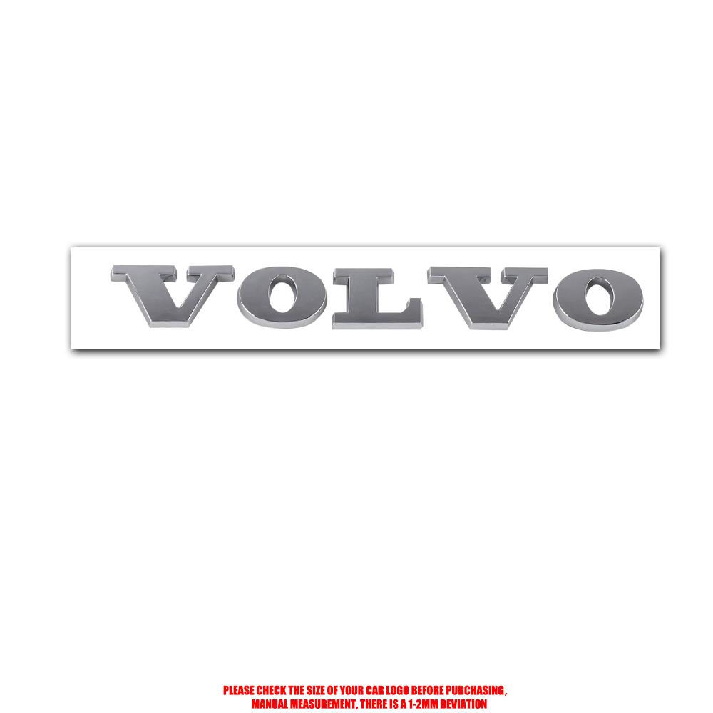 

1pc 3D ABS Plastic Car Trunk Badge Volvo Letter Emblem Sticker Decal For volvo S80L XC60 XC90 S60 S80 V40 Accessories Styling 1pc