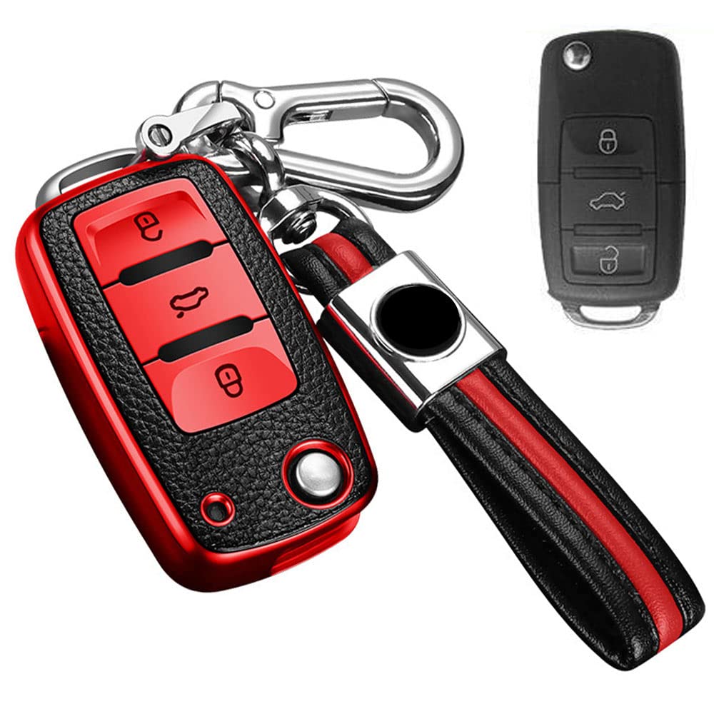 Key Case for Volkswagen Smart Key Case VW Key Cover