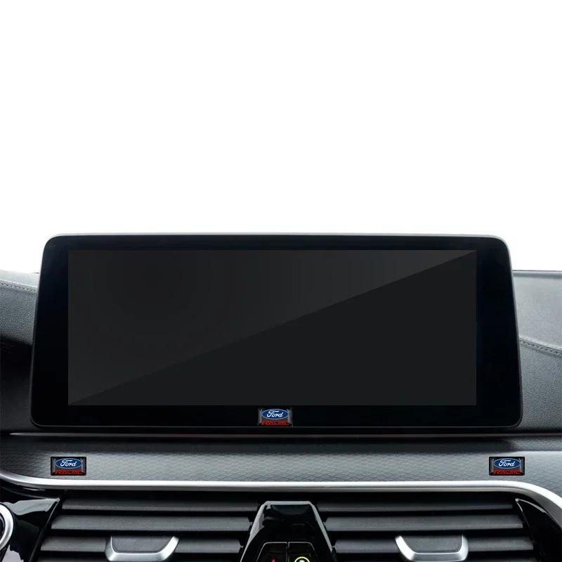 Car Sticker Ford 10PCS Car Steering Wheel Button Multimedia Sticker Logo Decals For Ford Fiesta EcoSport Escort Focus 1 2 3 Mk2