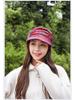 Korean Style Floral Baseball Cap – Women’s Soft Brim Ethnic Design for Autumn/Winter