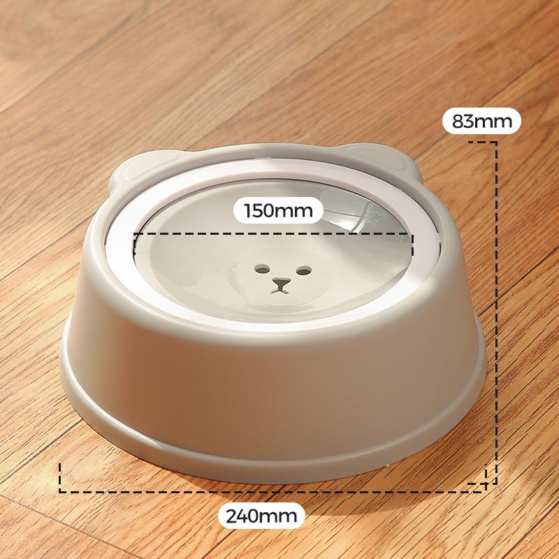 

Миска для домашних животных, миска для собак, не промокающая пасть, плавающая миска, диспенсер для воды для кошек, препятствующий удушью и опрокидыванию, новый стиль 24*8.3*15cm