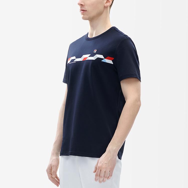 New FILA T Shirts Men's Legend Blue F11M221110FNV