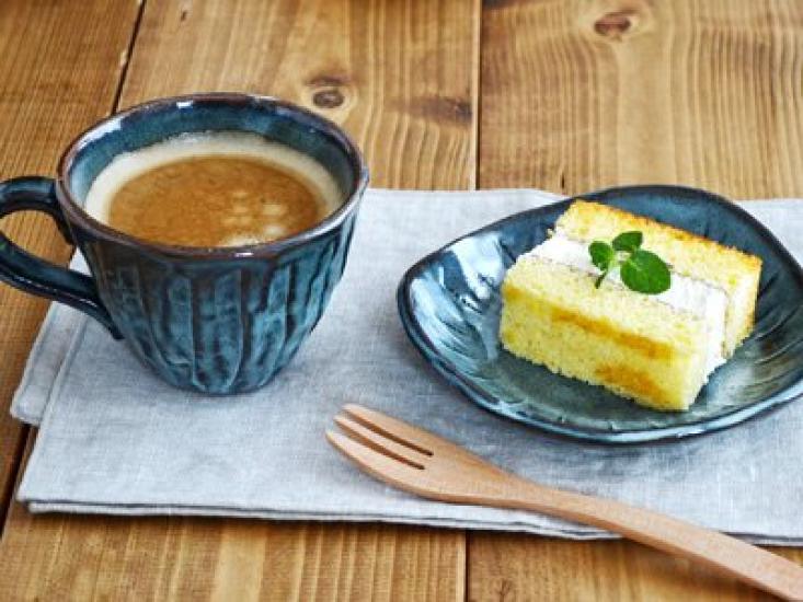 Tableware East Japanese Handmade Coffee Cup Shinogi 250cc Akakin Kiln