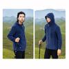 Outdoor Hood Camping Hiking Jacket Men Warm Fleece Thicked Sweater Comfortable