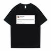Zabawna koszulka z tweetem Hip Hop Kanye West Koszulki Chcę być miły, ale wszyscy mnie irytują Koszulka Letnia Unisex Damska Koszulki Nowości