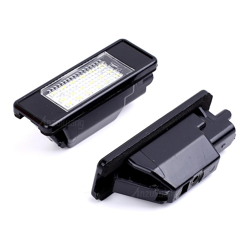 Für Peugeot 106 207 307 308 406 407 508 Für CITROEN C3 C4 C5 C6 C8 2x 6000K Auto Hinten 18 LED SMD Kennzeichenleuchte Lampe