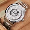 Men Wristwatches Top Brand Luxury Stainless Steel Band Creative Design Unique Men Quartz Watches