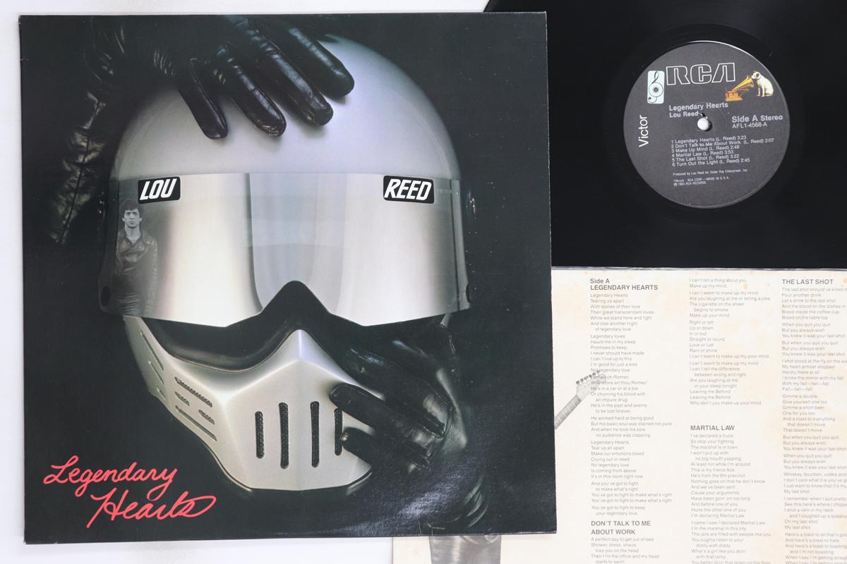 

LP Record LOU REED - Legendary Hearts AFL14568 RCA Victor, RCA 1983 US Rock Used
