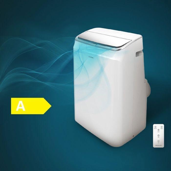 Cecotec Climatiseur Portable ForceClima 12600 Heating. Télécommande et pompe à chaleur, 12000 BTU, écran LED, 5 modes, déshumidifica