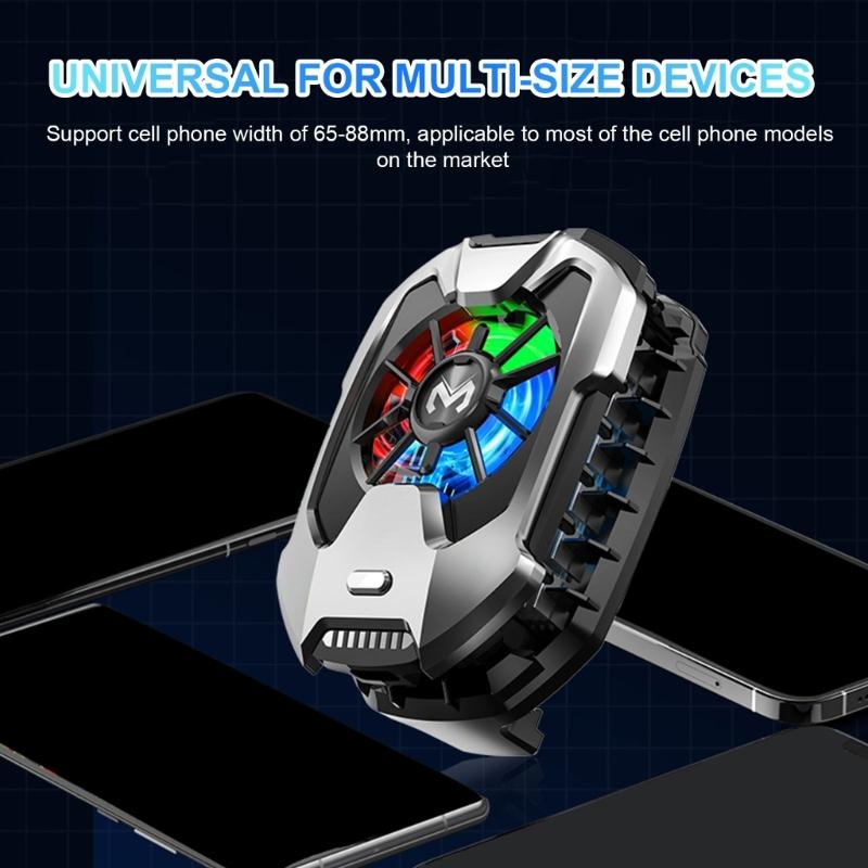 Quiet Fast Cooling Rapid Temperature Reduction Radiator High Conductivity Suitable For Live Streaming and Gaming Phones