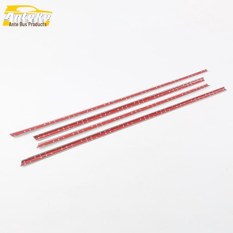 18 Bandes Décoratives en Acier Inoxydable Résistantes aux Rayures pour Vitres de Voiture Tange