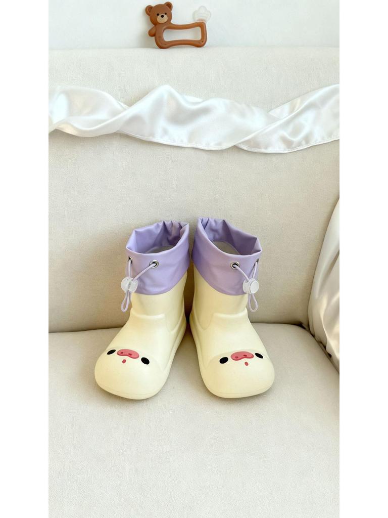 Dopamine Kids' Lightweight Anti-Slip Rain Boots - Ideal for Kindergarten & Outdoor Play