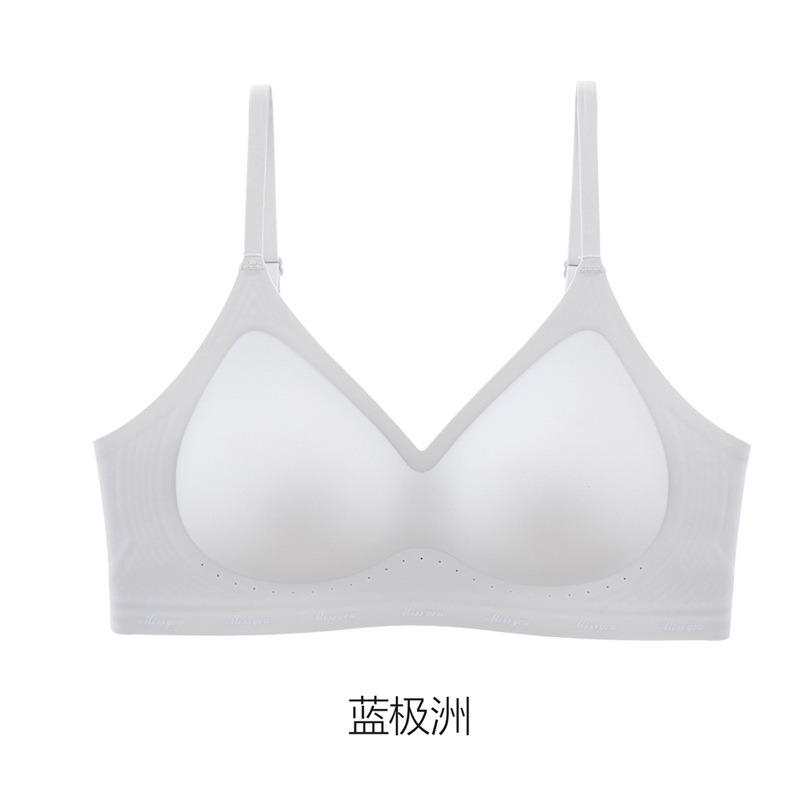 Women S Seamless Fixed Cup No Wire Push Up Comfortable Thin Bra