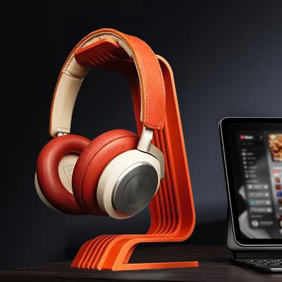 Desktop Headphone Stand 2-in-1 Headphone Holder Gaming Headset Mount Under Desk Hook for Storing Headphones Cables Bags