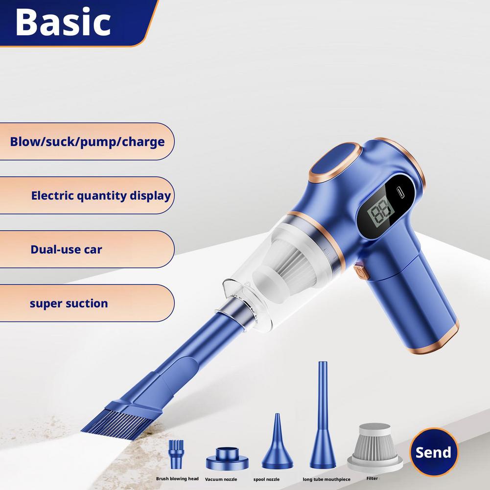 High Power Handheld Car Vacuum Cleaner Portable Wireless Vacuum Cleaner And Air Duster For Car Home Cleaning Tool
