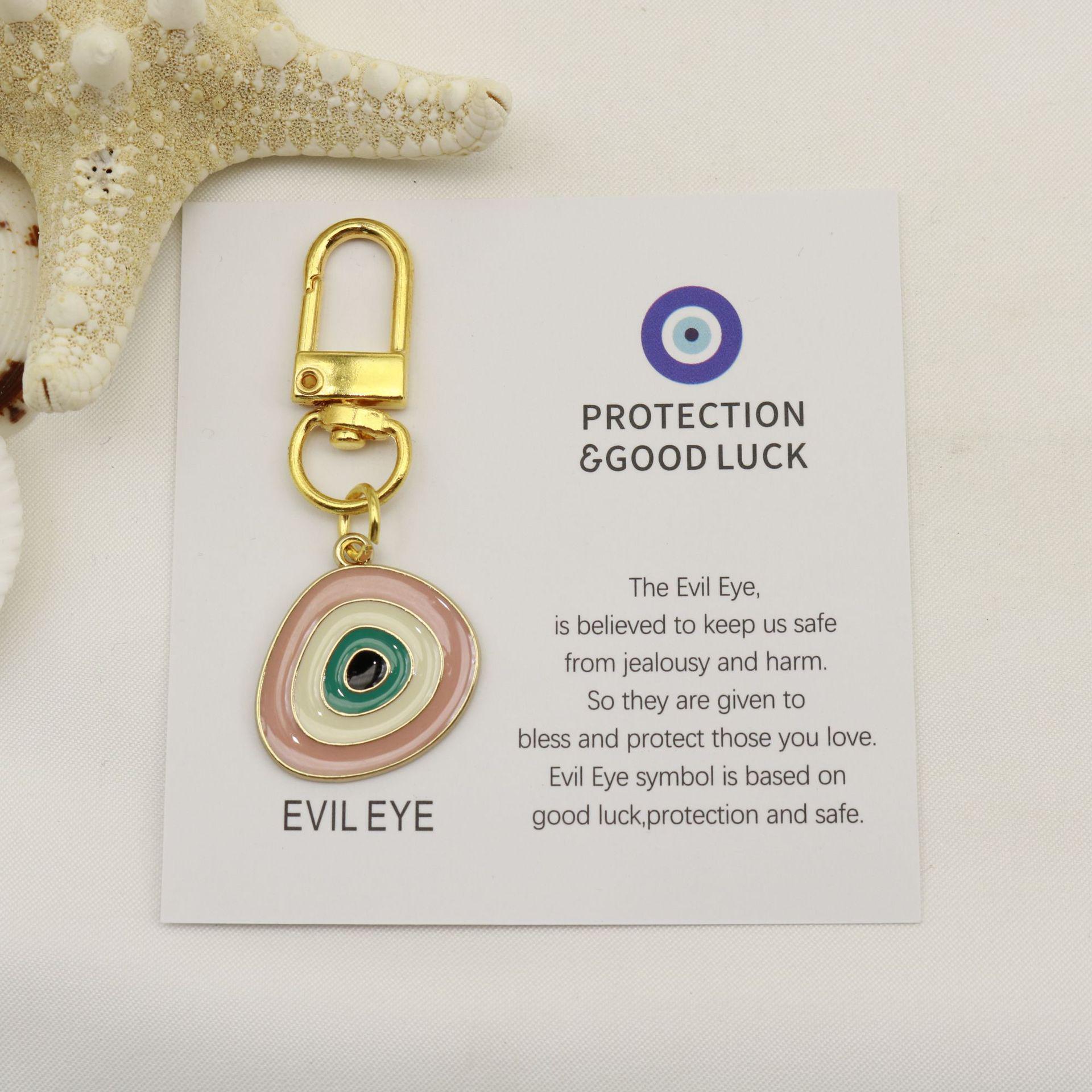 Blue Evil Eye Keychain Pendant - Good Luck Charm