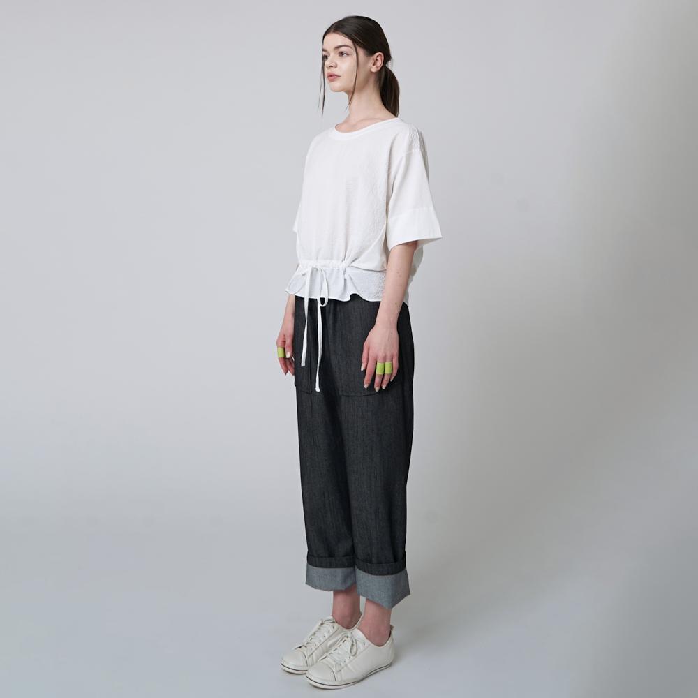 ATHPLATFORM Aw41Th10 Block Patch Top_White