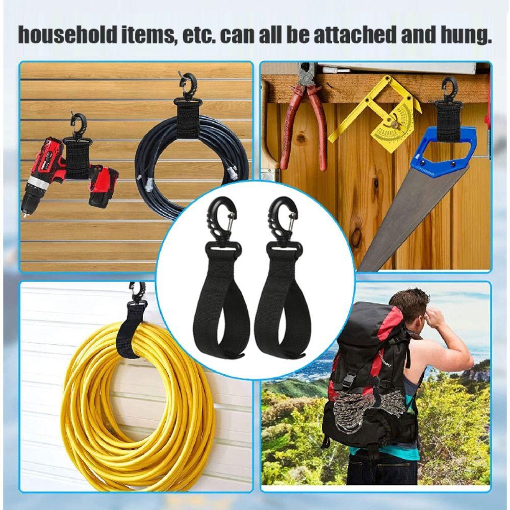 1 Pair Hook and Loop Paddleboard Paddle Holder Strap Rotatable Hook Paddle Clip  Water Sports