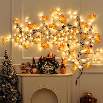 Led Vines Light Strings Willow Vine Branch Diy Light For Room Wall Wedding Party Decor Festival Decorations Garland Light