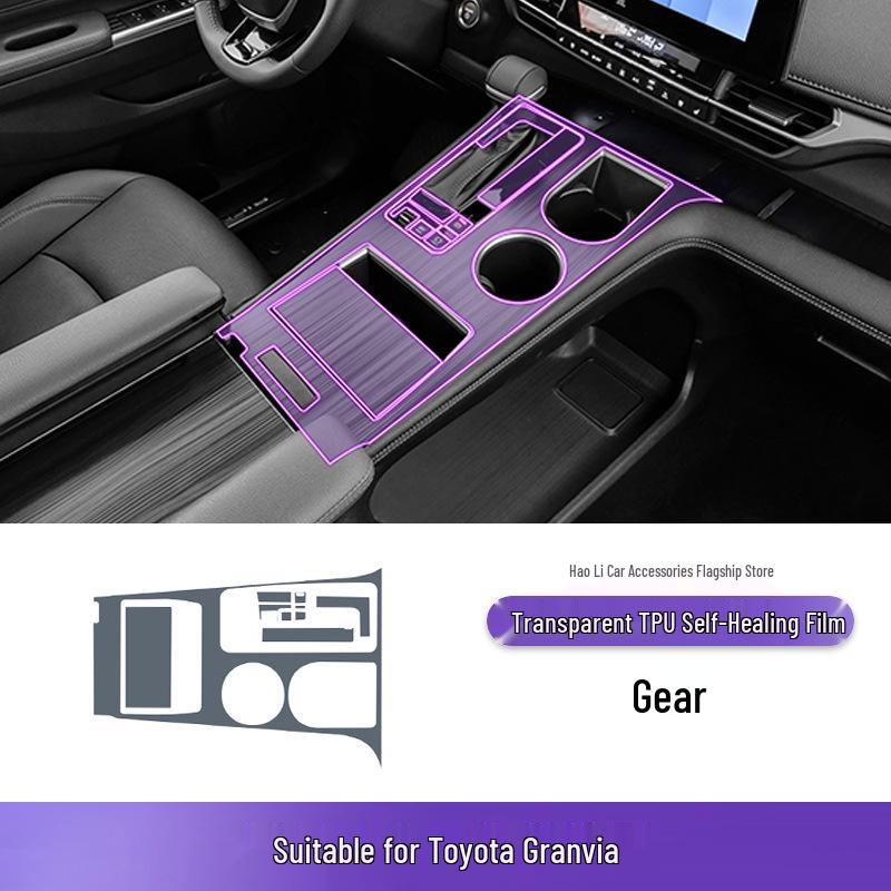 Toyota Granvia Schalthebel-Konsolen TPU-Schutzfolie