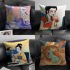 Retro Japanese Style Prints Pillow Case Home Living Room Decoration Linen Pillowcover Pillow Cases Cushion Cover