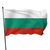 Bulgaria Flag 60.96X91.44cm/91.44X152.4cm/41.15X60.96cm High Quality Polyester National Banner - Vivid Bulgarian Flag with Grommets, Classic White Gre