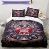 3-teiliges Bettbezug-Set (1 * Bettbezug + 2 * Kissenbezug, ohne Kern), Liverpool Football Club Druck Weiches Ganzjahres-Bettwäscheset, Heimschlafzimmer-Dekoration Geschenk