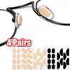 4 Pairs/Stickers Lightweight Wear Glasses Anti Slip Stability Wide Adaptability Skin Friendly Breathable