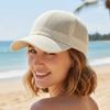Fashion Adjustable Summer Sun Hats Breathable UV Protection Baseball Hats Straw Beach Hats For Women Outdoor Hollow Trucker Hat