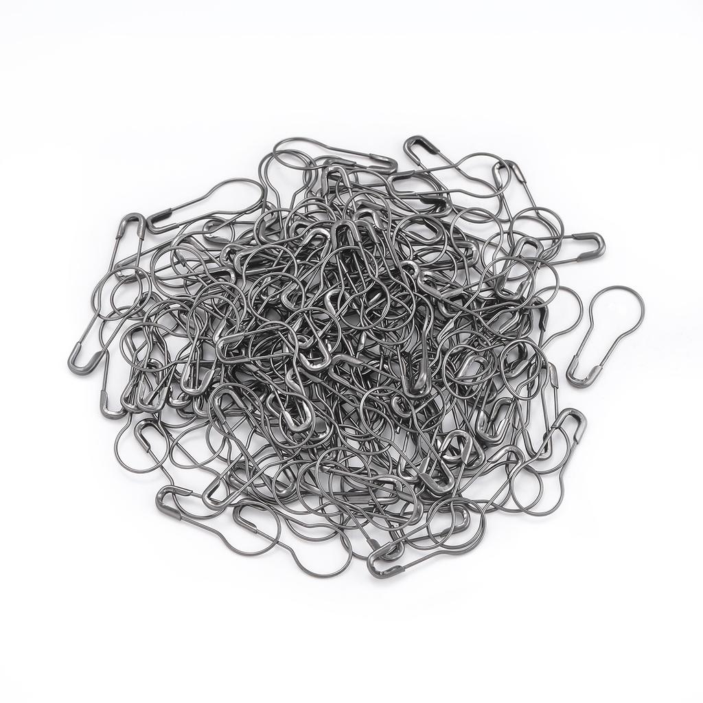 100pcs/Lots Iron Gourd Shape Safety Metal Pins Knitting Cross Stitch Holder for DIY Craft Accessories Marker Tag Clips