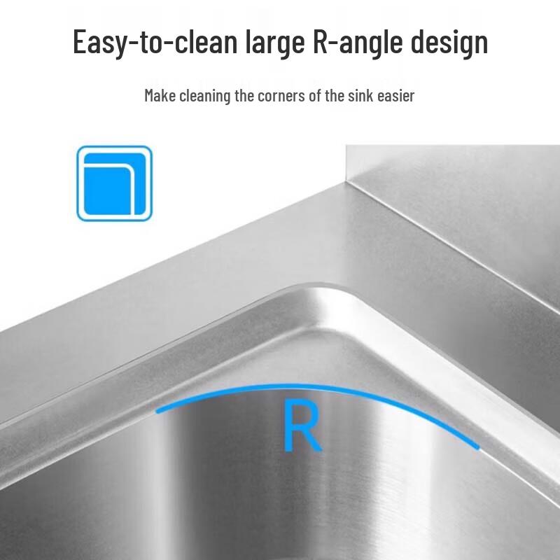 Beifu Kitchen Stainless Steel Sink with Integrated Cabinet and Stand